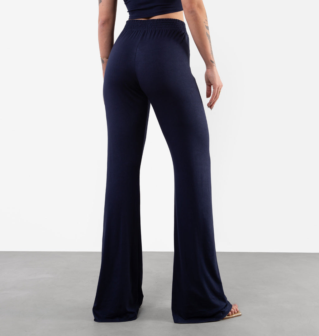Calça Flare De Viscolycra