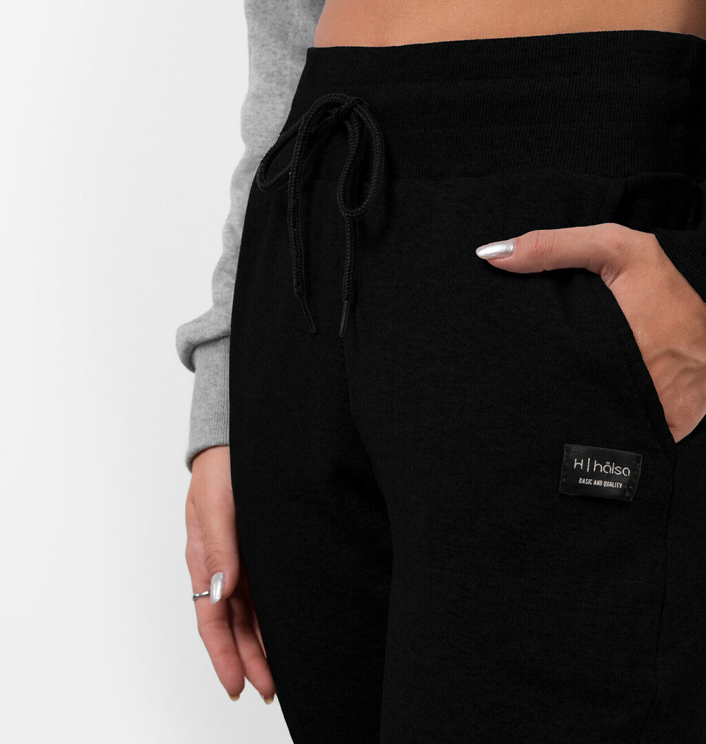 Calça Básica Peluciada Com Bolso Posterior