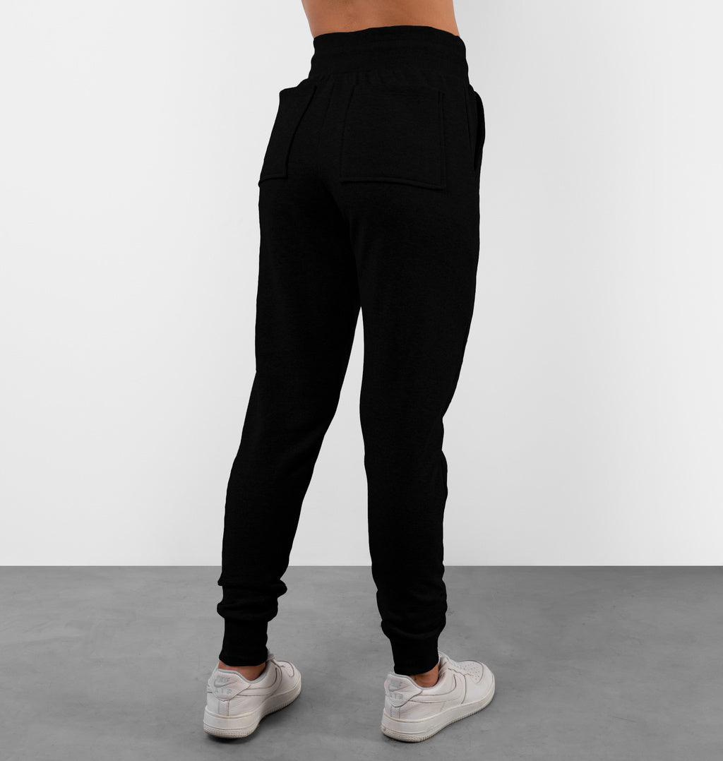 Calça Básica Peluciada Com Bolso Posterior