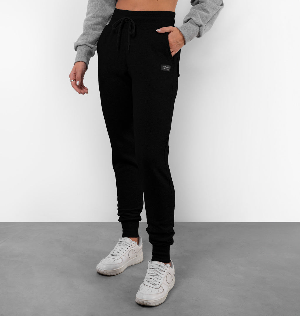 Calça Básica Peluciada Com Bolso Posterior