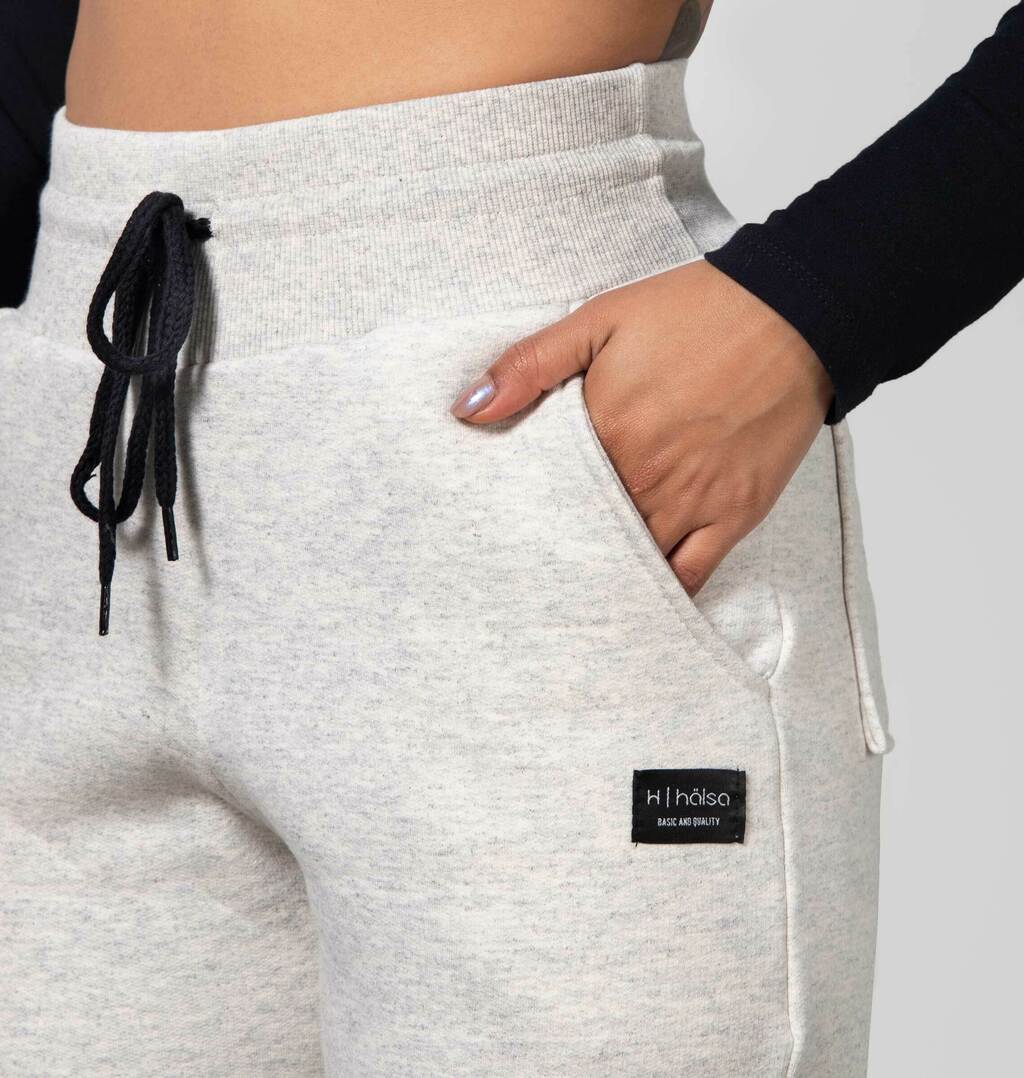 Calça Básica Peluciada Com Bolso Posterior