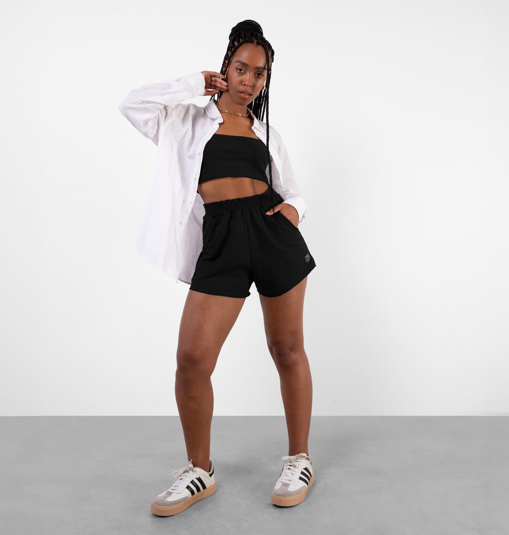 Short Barra Arredondada A Fio
