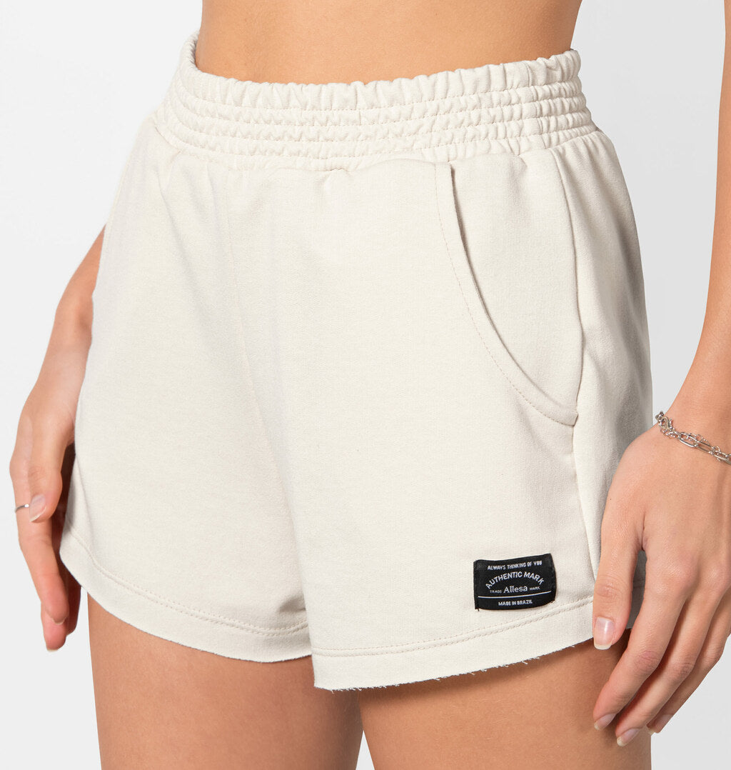 Short Barra Arredondada A Fio