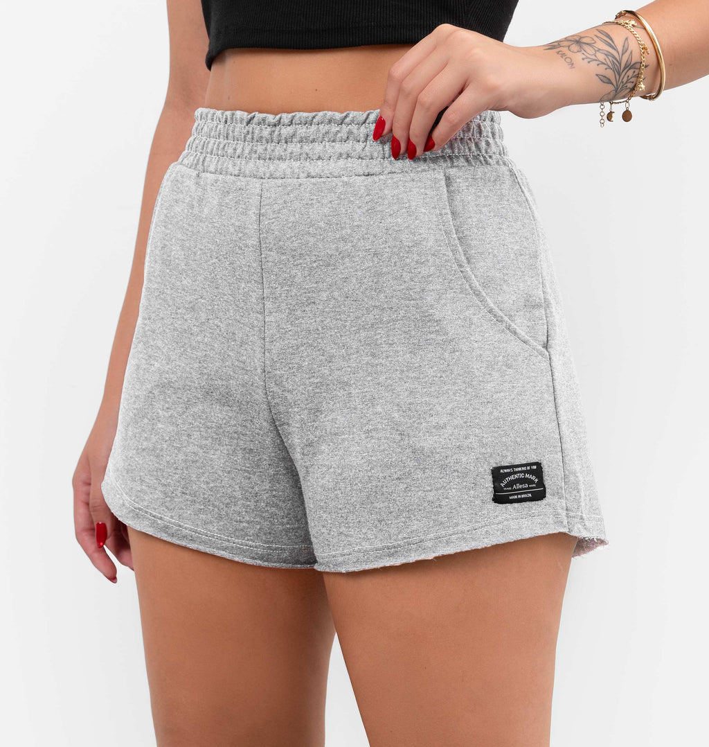 Short Barra Arredondada A Fio