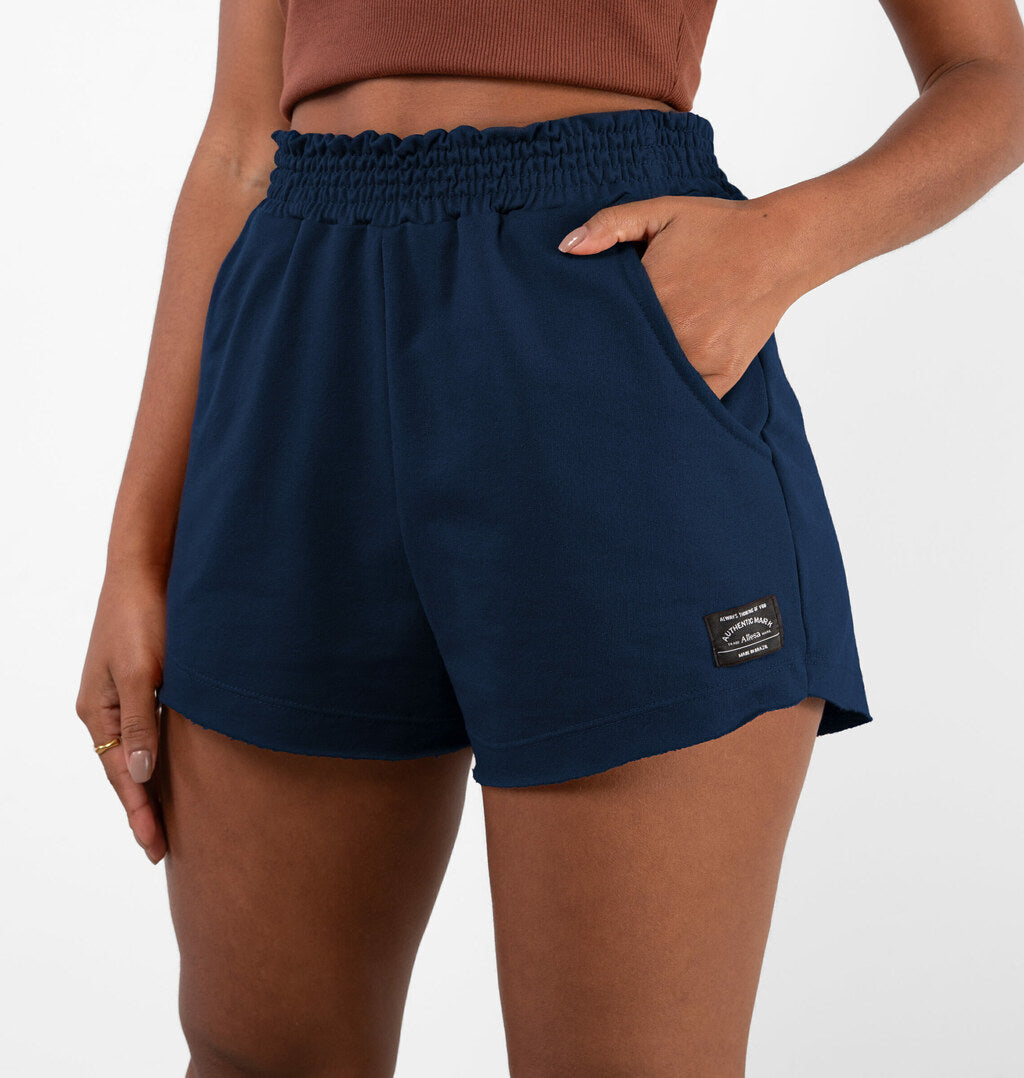 Short Barra Arredondada A Fio