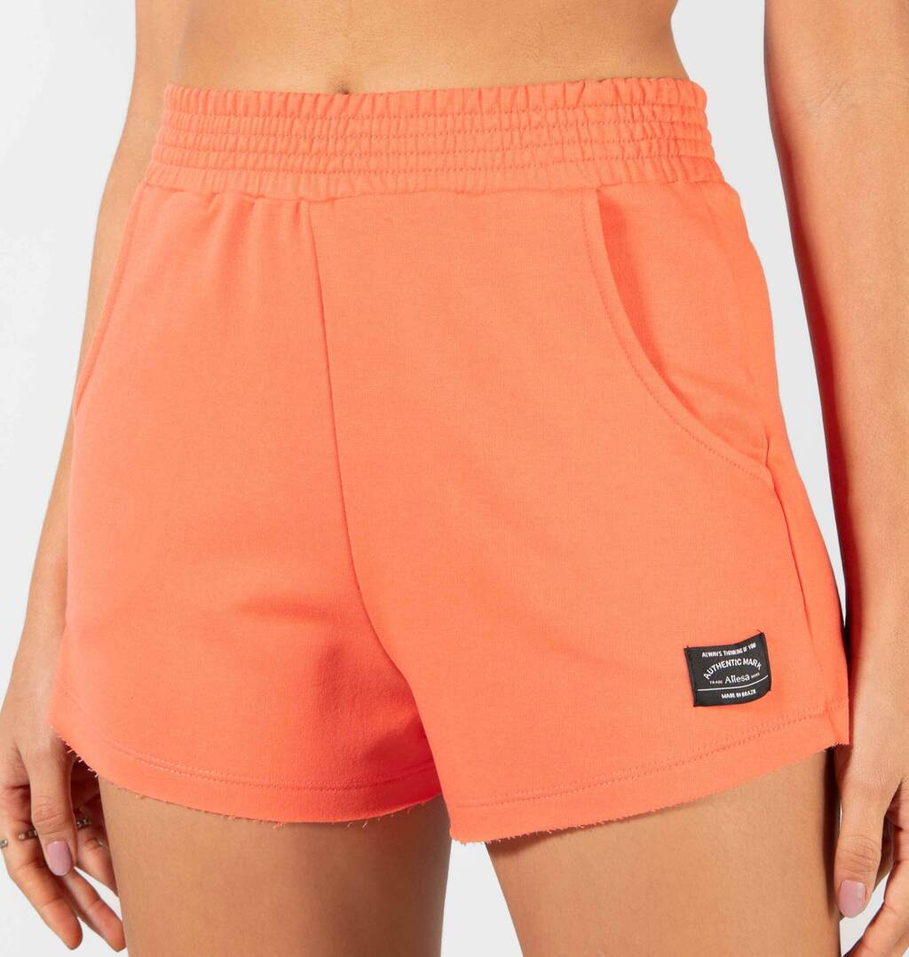 Short Barra Arredondada A Fio