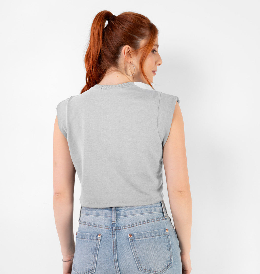 Cropped Básico Muscle Tee