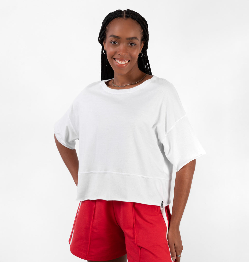 T-shirt Meia Malha A Fio