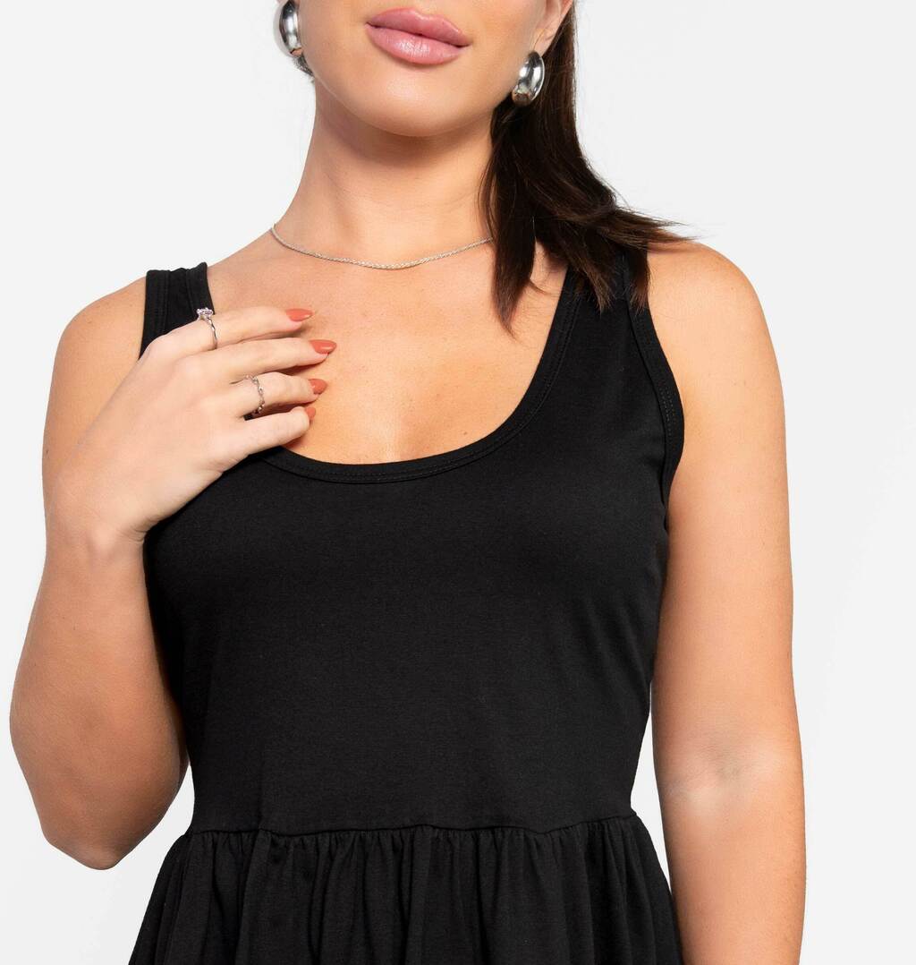 Regata Peplum Em Meia Malha