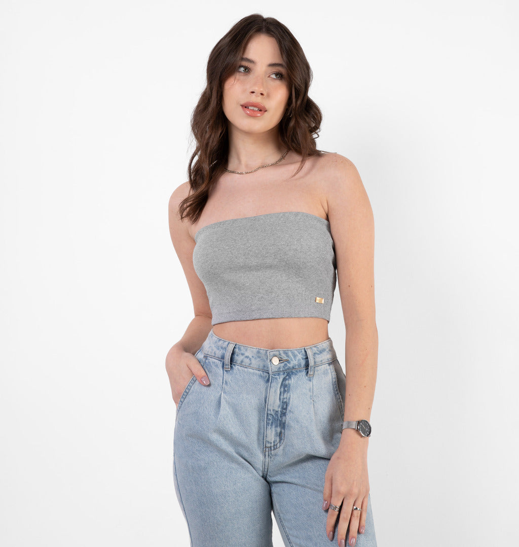 Cropped Tomara Que Caia Canelado