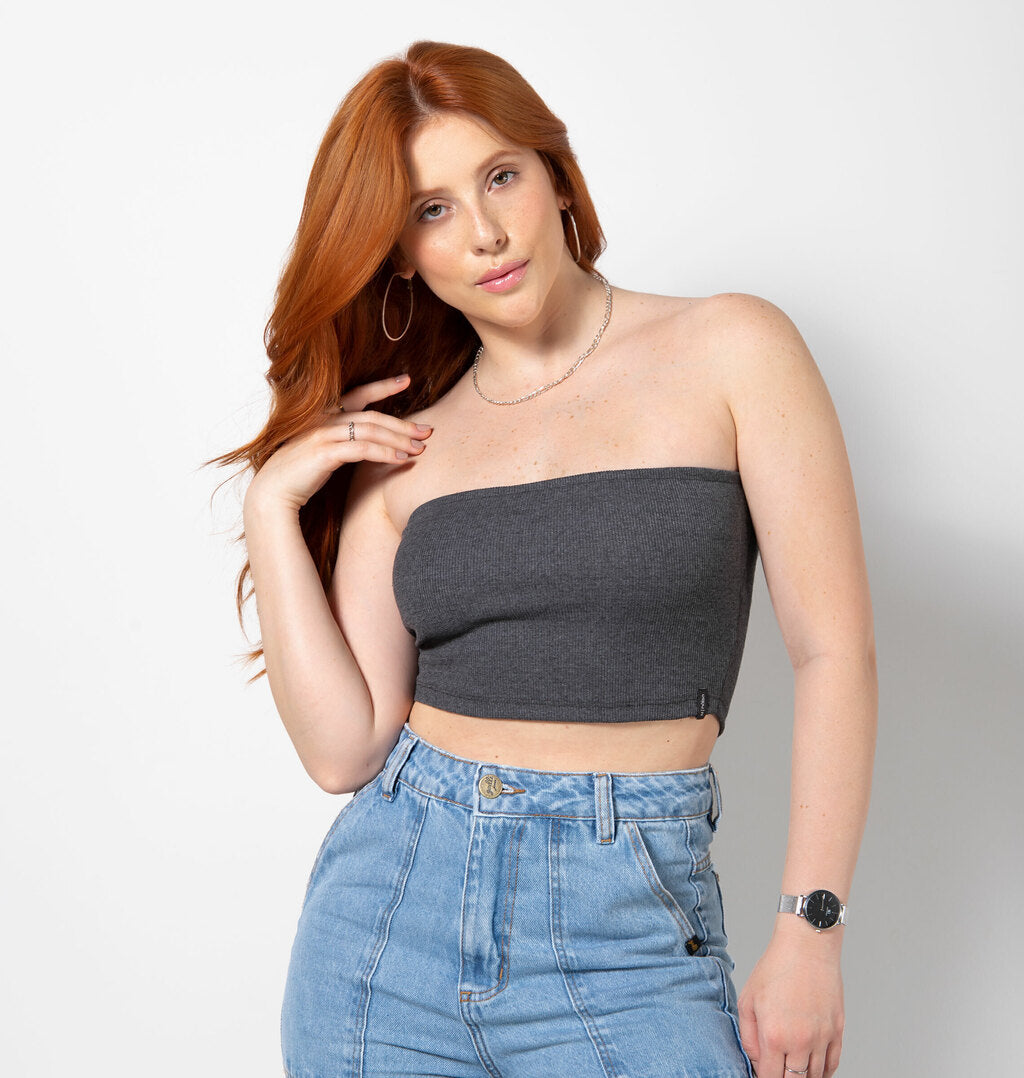 Cropped Tomara Que Caia Canelado