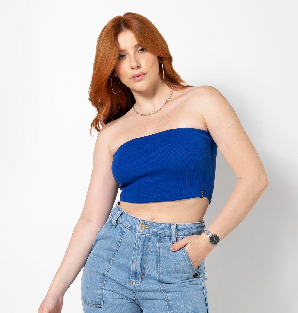 Cropped Tomara Que Caia Canelado