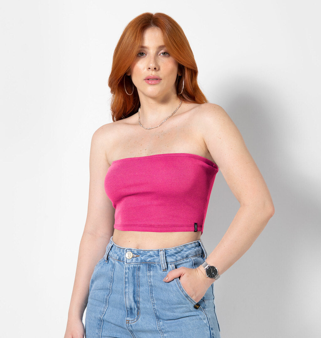 Cropped Tomara Que Caia Canelado