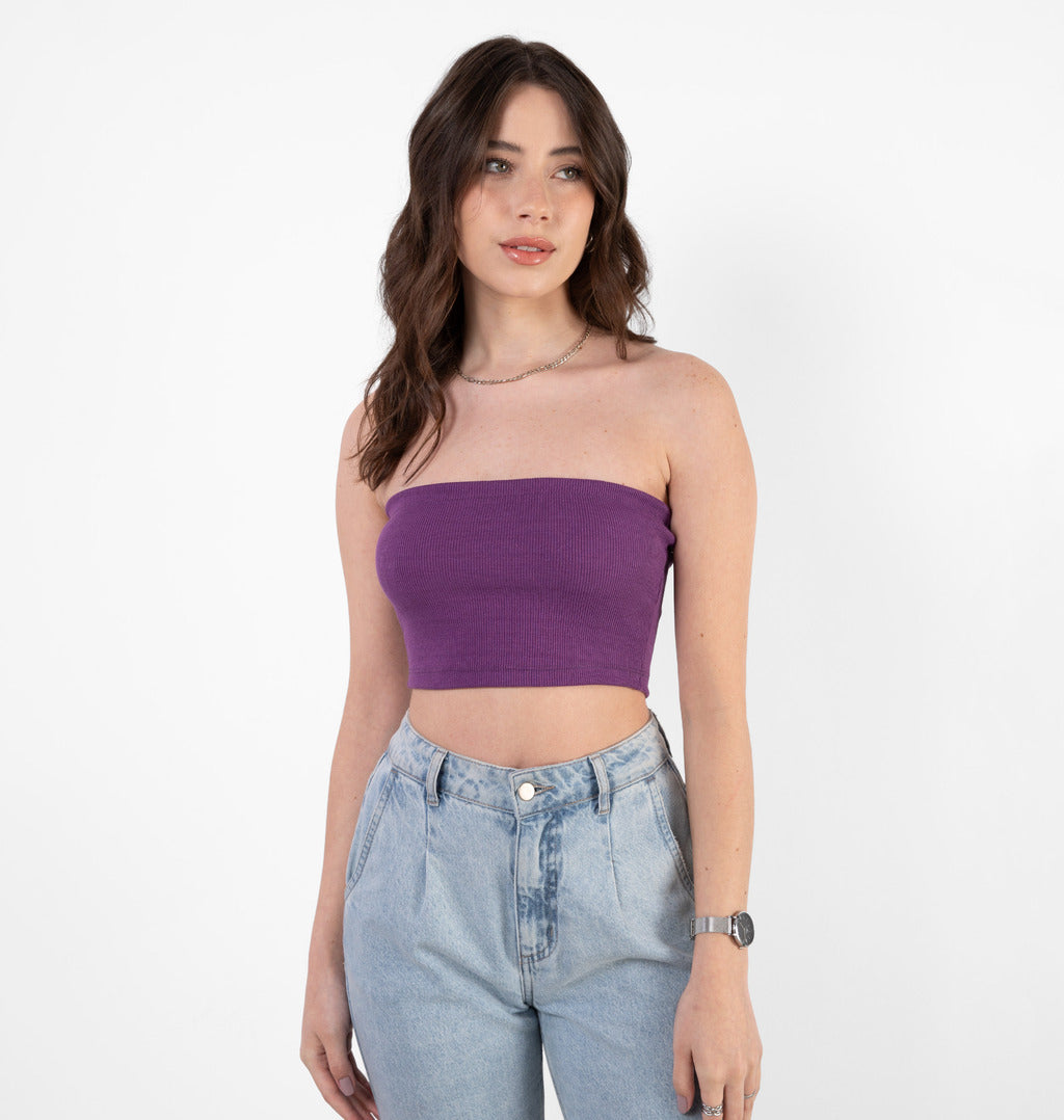 Cropped Tomara Que Caia Canelado