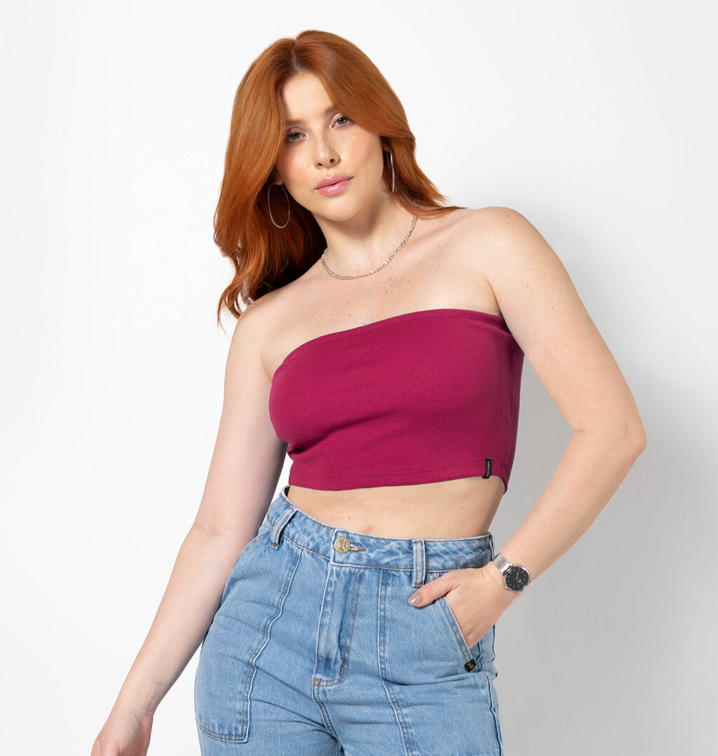 Cropped Tomara Que Caia Canelado