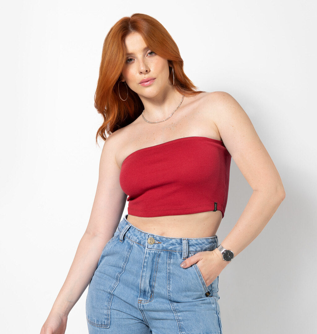 Cropped Tomara Que Caia Canelado