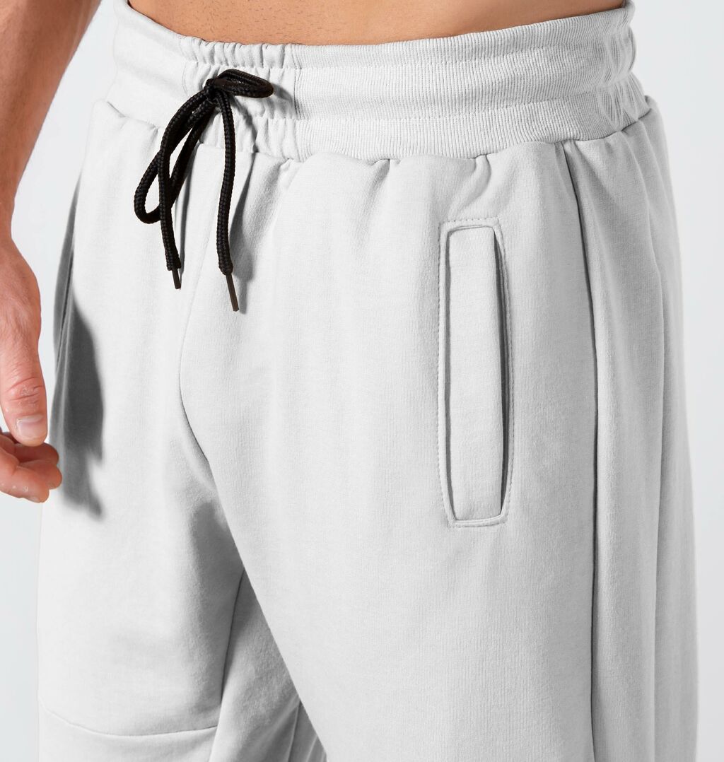 Calça Jogger Com Recorte Em Moletinho