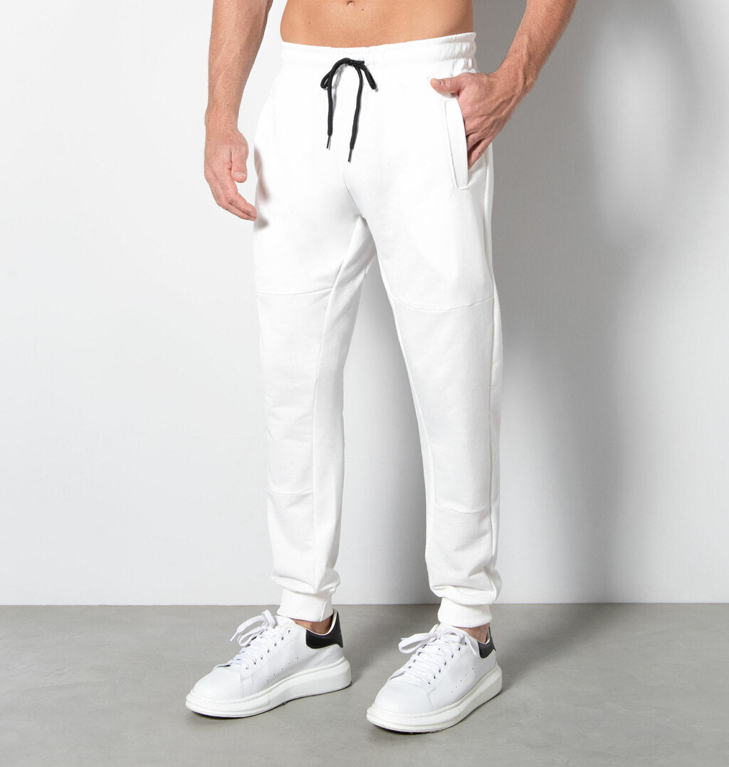 Calça Jogger Com Recorte Em Moletinho