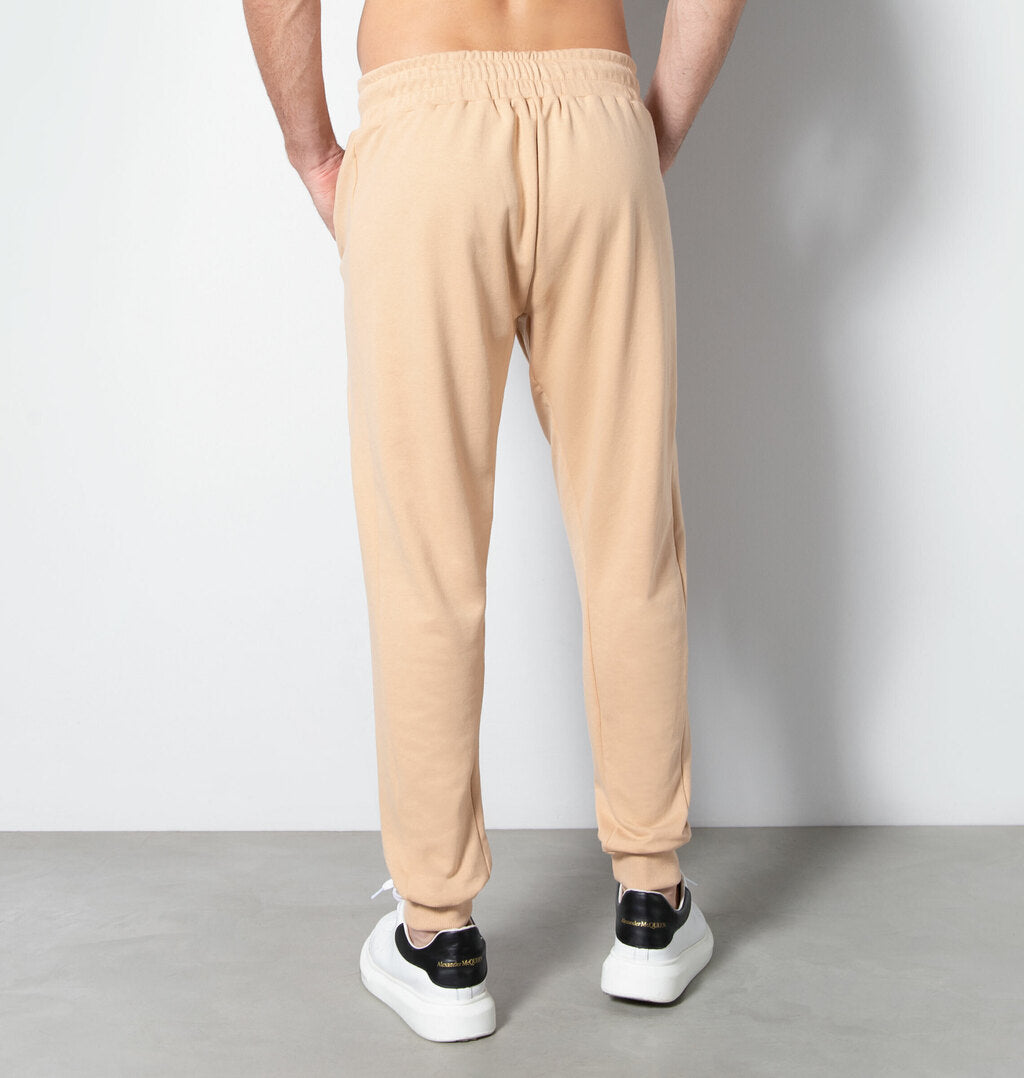 Calça Jogger Com Recorte Em Moletinho