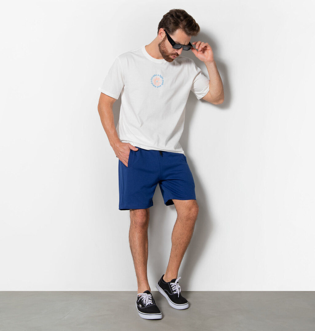 Short Slim Com Bolso Embutido