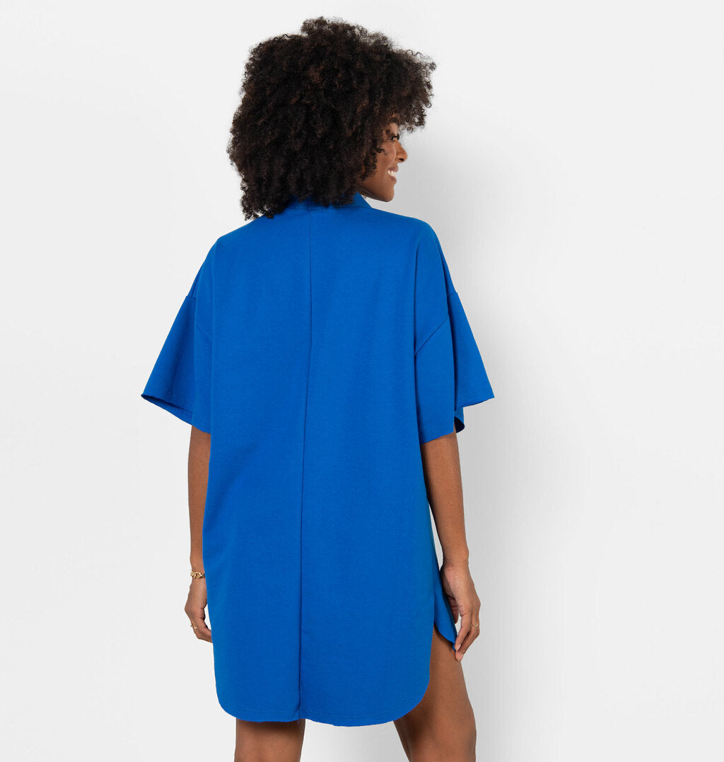 Kimono Amplo Com Abertura Pespontada