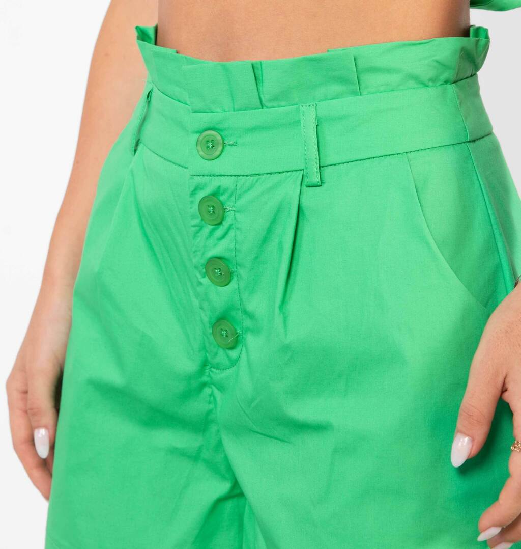 Short Alfaiataria Com Botões