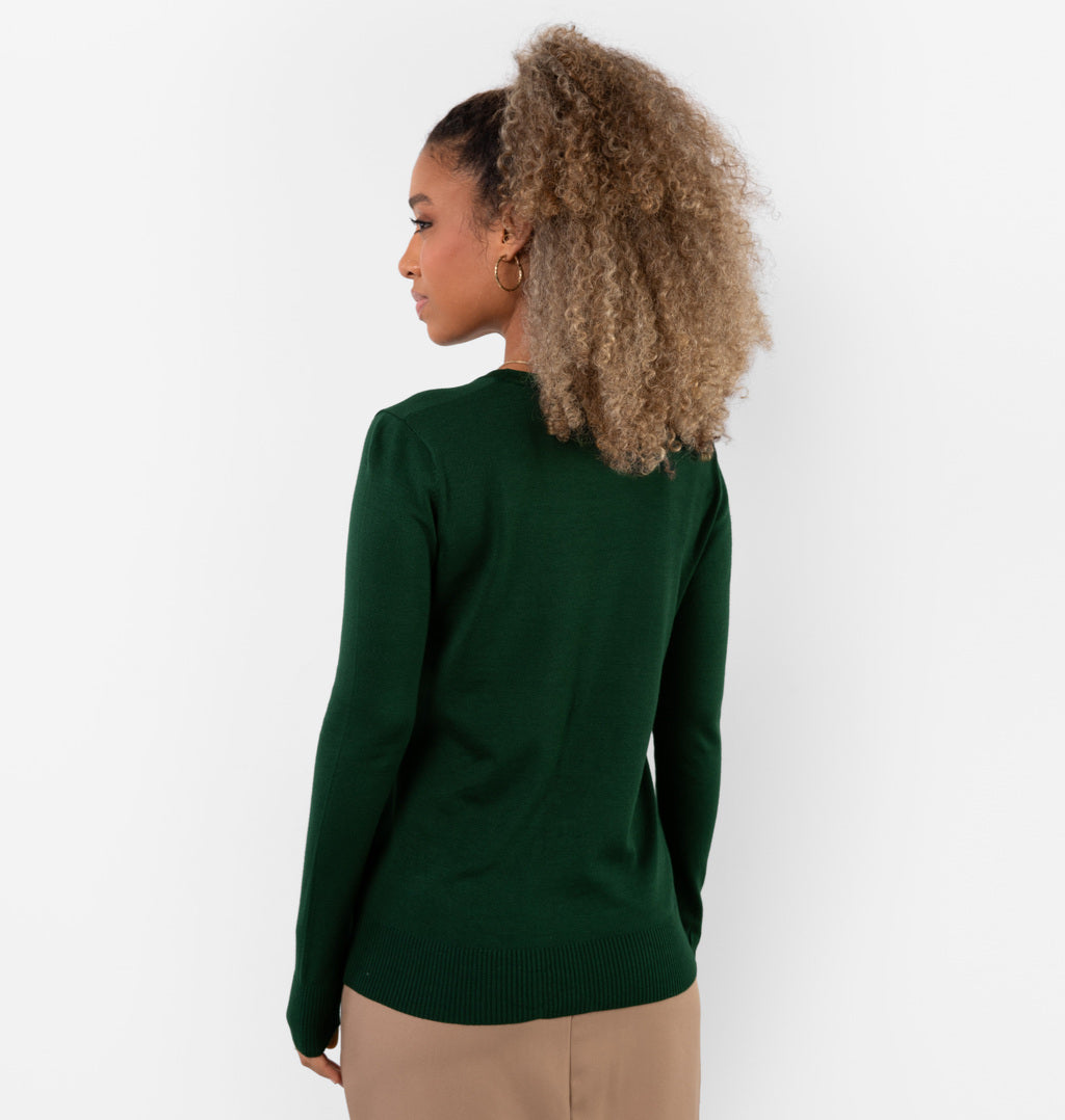 Blusa Com Decote Quadrado Em Tricot