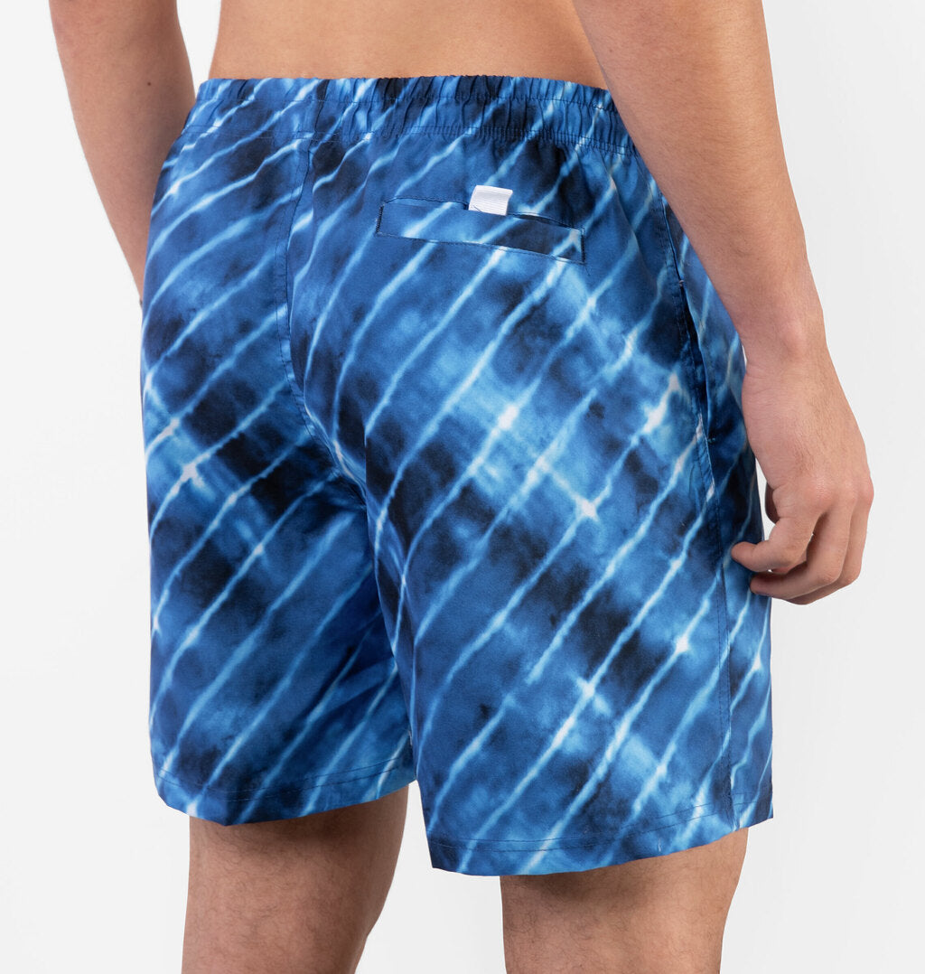 Short Com Listras E Cordão
