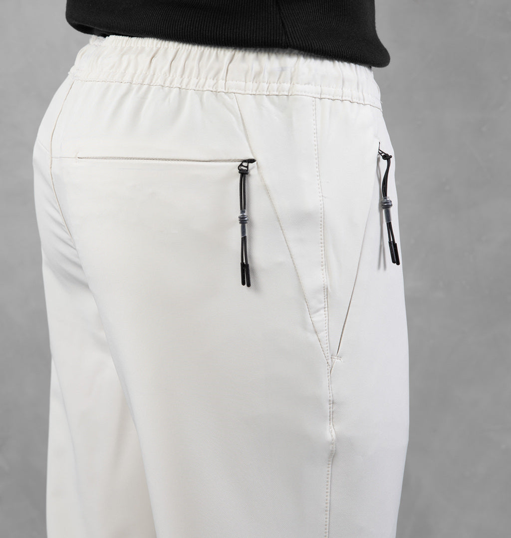 Calça Slim Com Cordão Ajustável