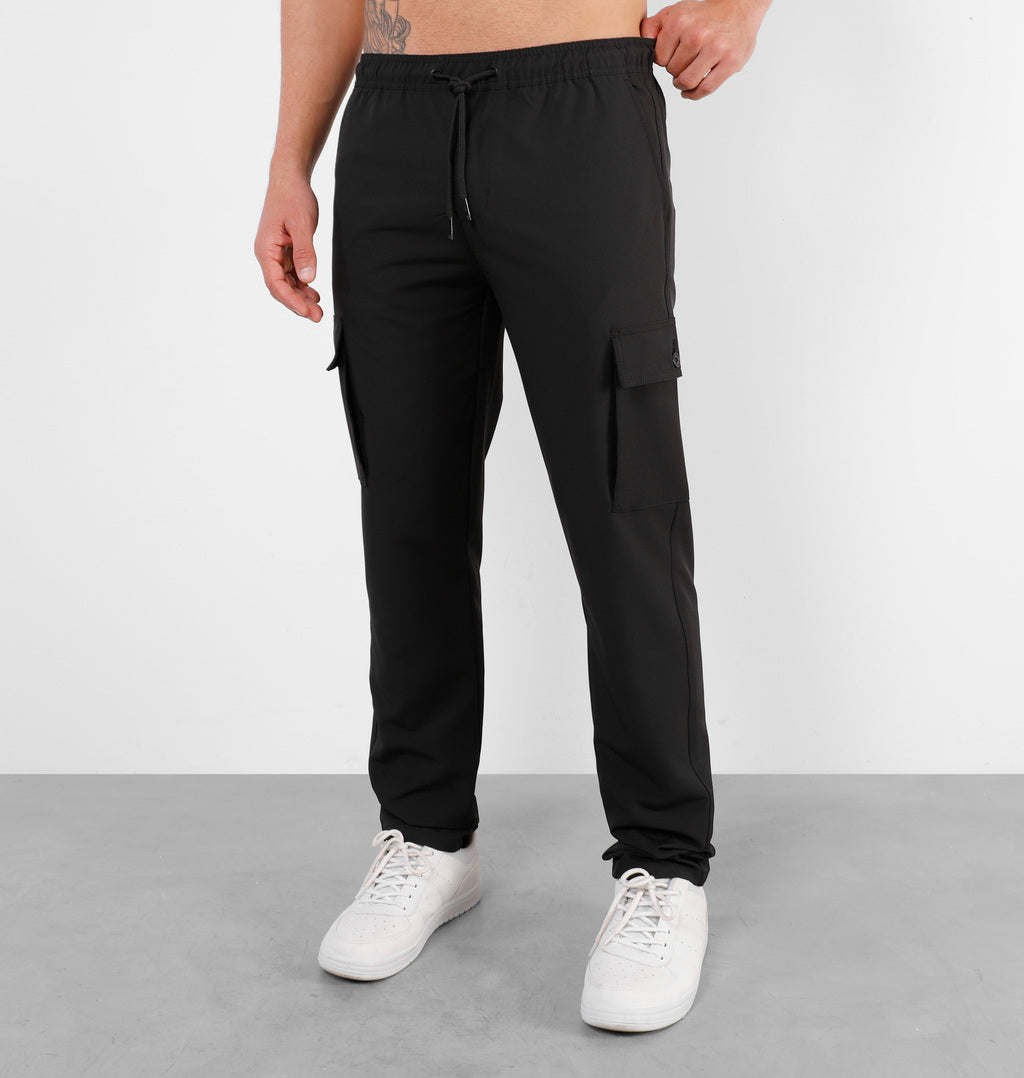 Calça Slim Com Bolso Cargo