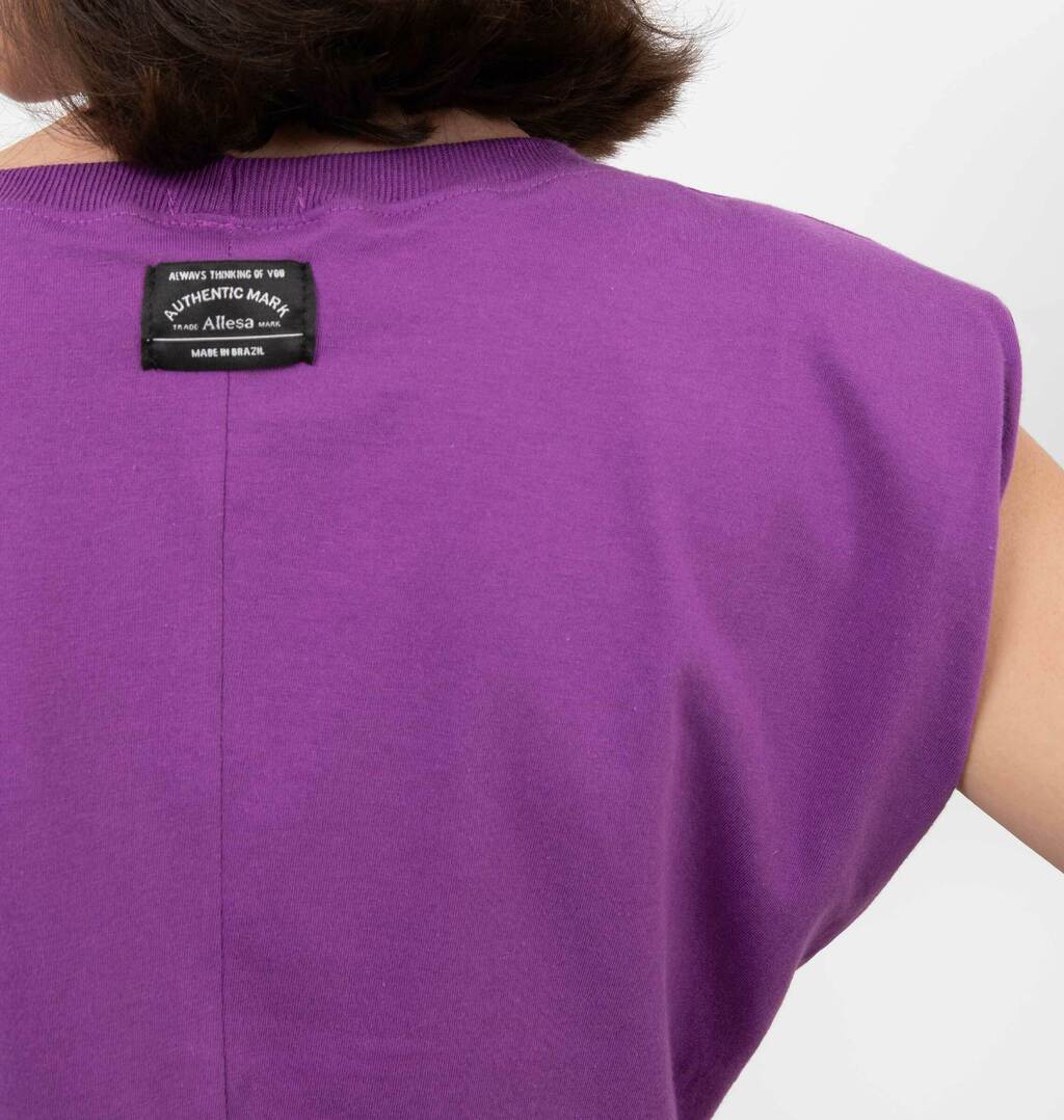 Blusa Muscle Tee Com Ombreiras