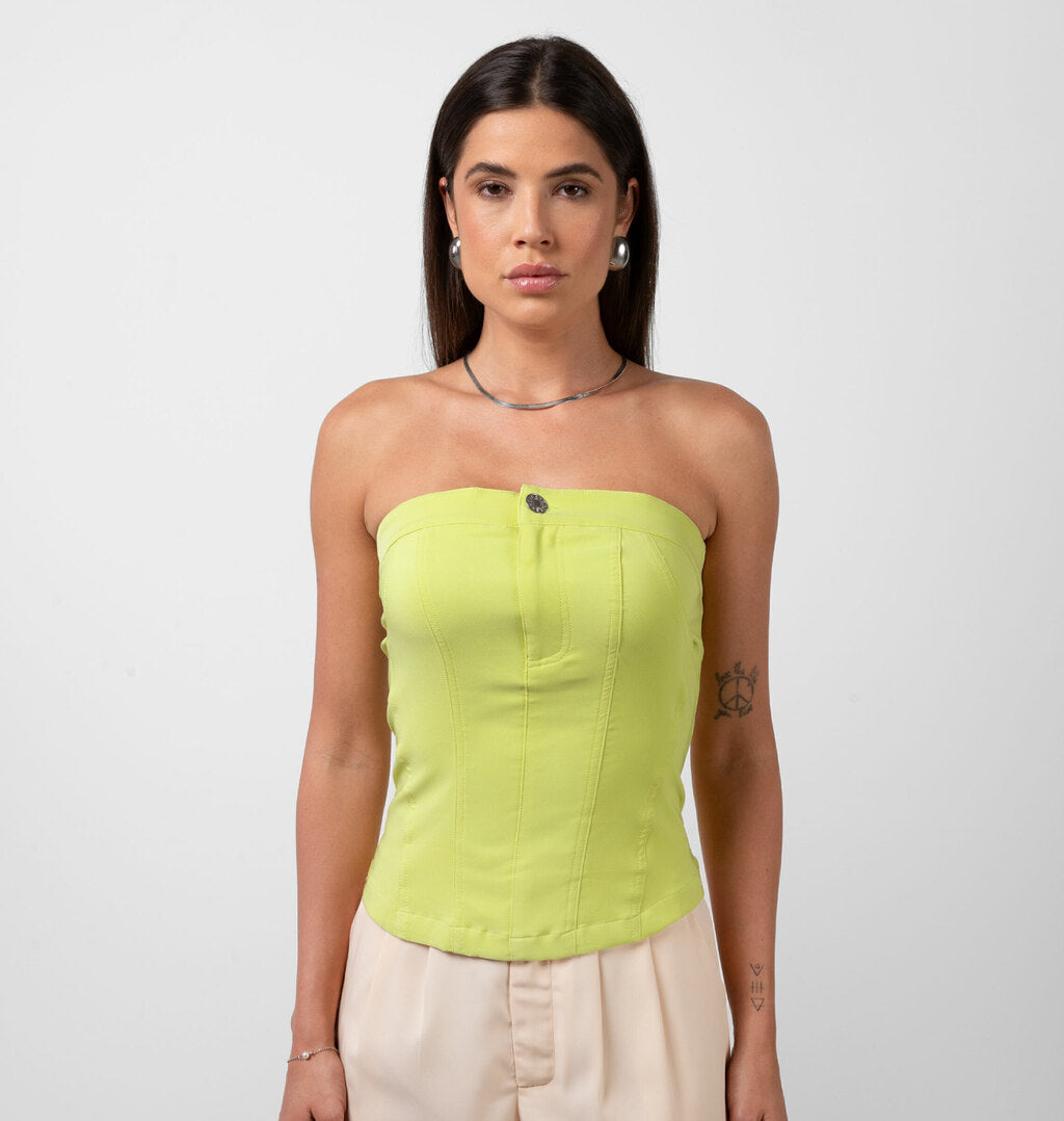Blusa Tomara Que Caia Com Botão