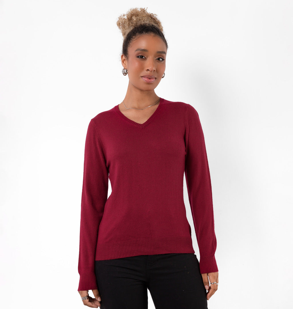 Tricot Com Manga Longa