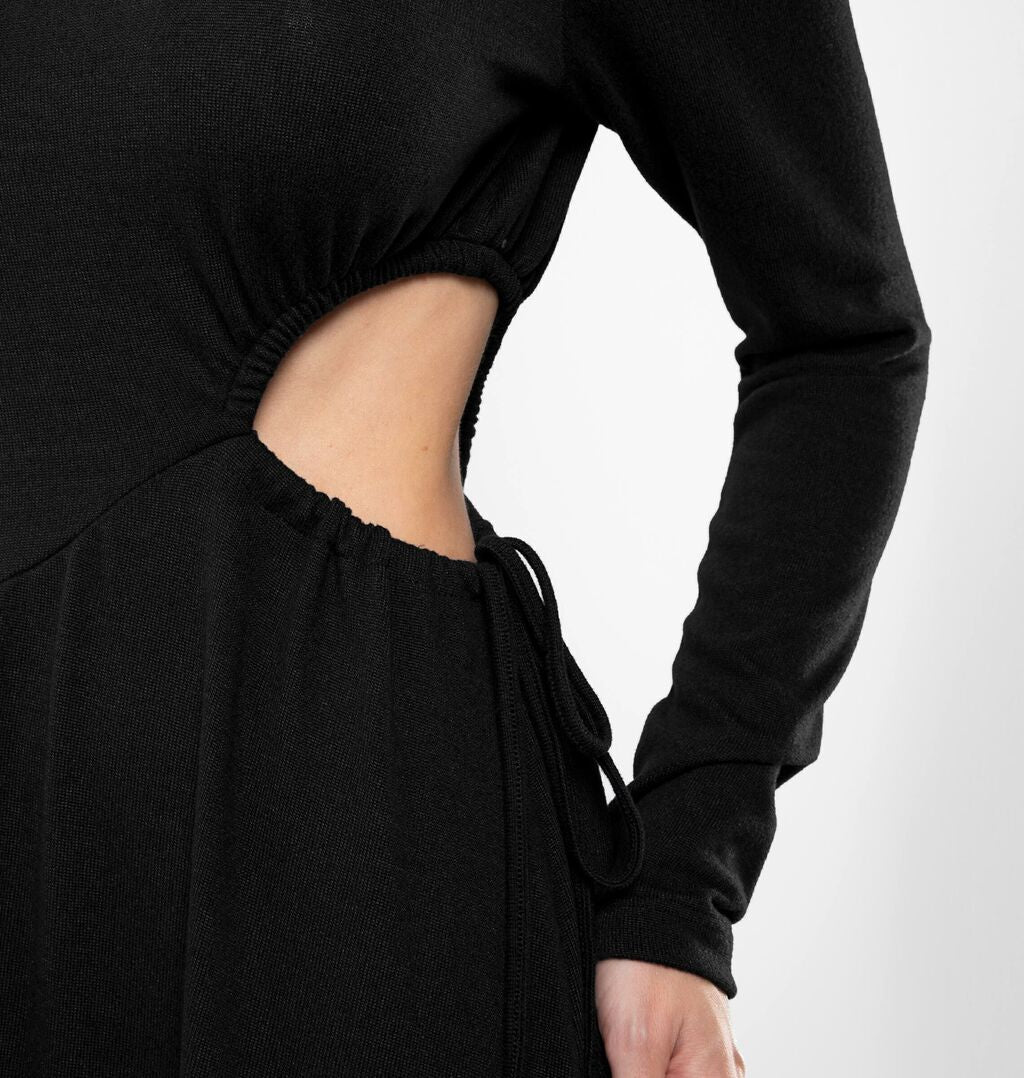 Vestido Longo Com Abertura Lateral