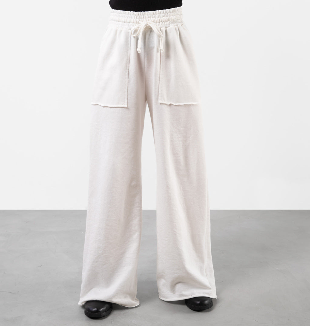 Calça Pantalona Infantil Moletinho Bolso A Fio