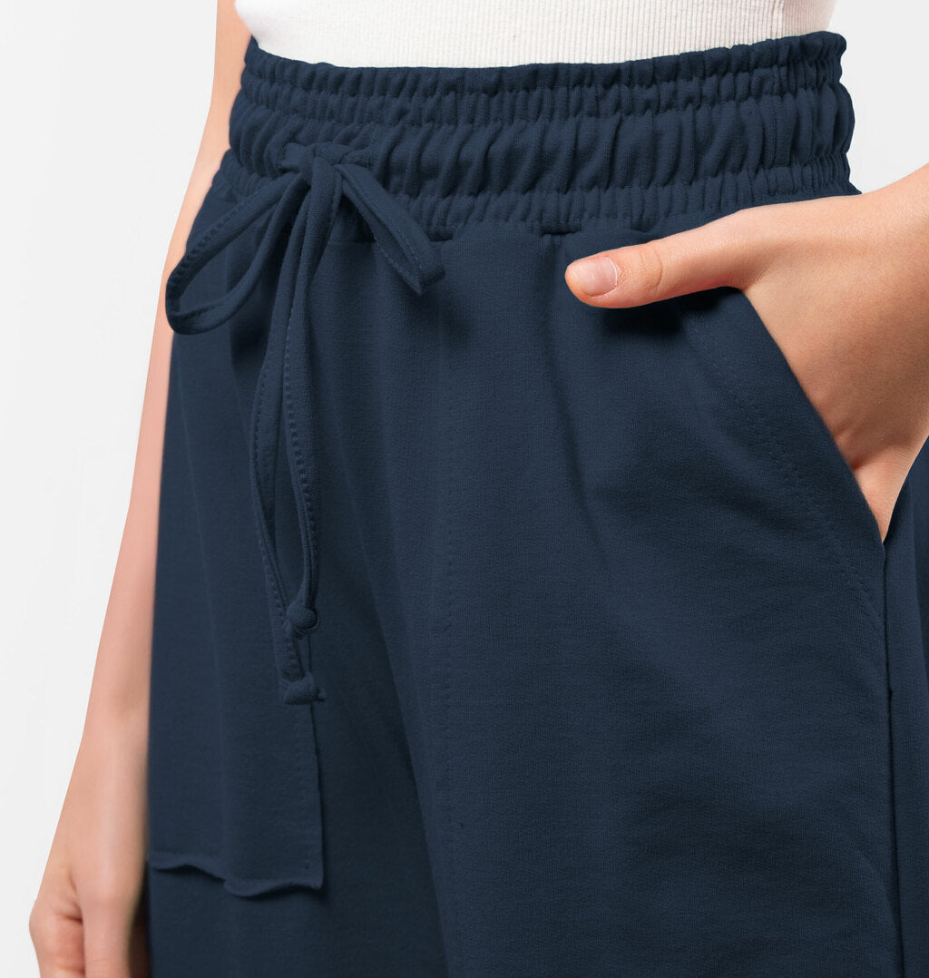 Calça Pantalona Infantil Moletinho Bolso A Fio