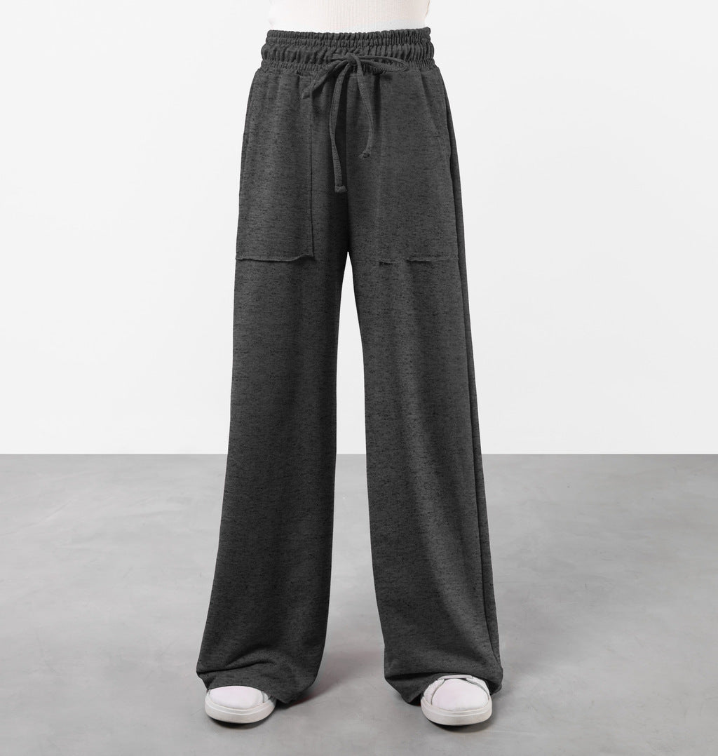 Calça Pantalona Infantil Moletinho Bolso A Fio