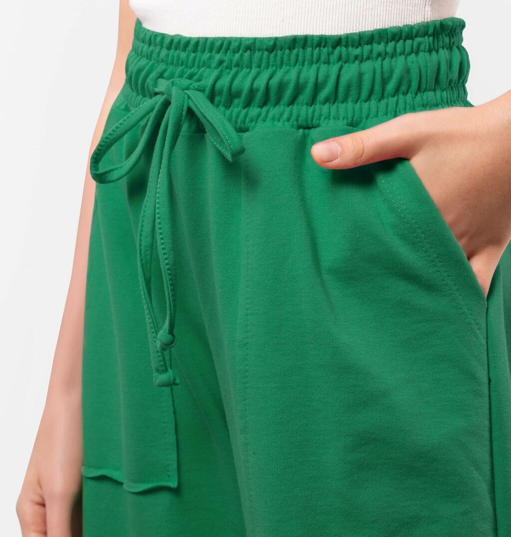 Calça Pantalona Infantil Moletinho Bolso A Fio