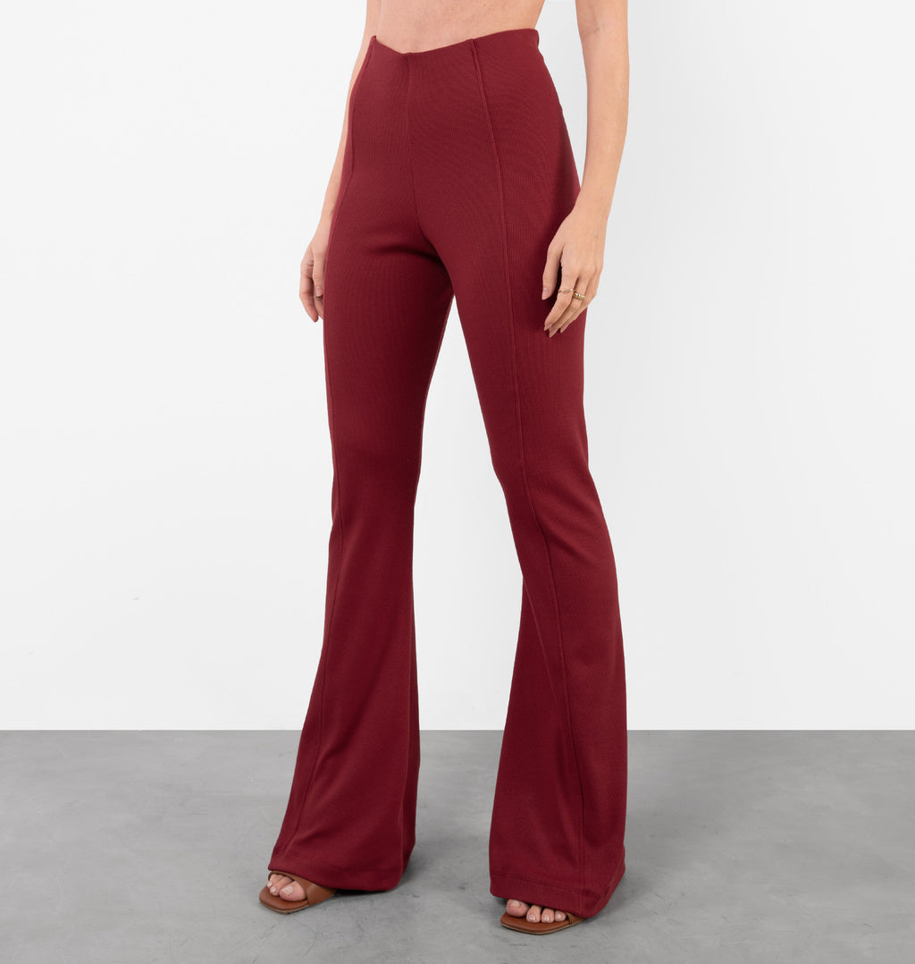 Calça Bailarina Em Ribana