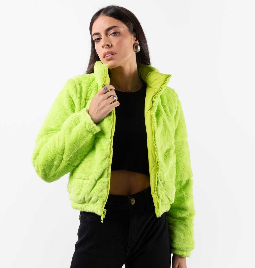 Jaqueta Puffer Dupla Face Com Bolsos