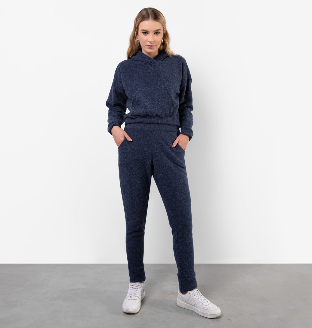 Calça Jogger Com Bolsos Laterais