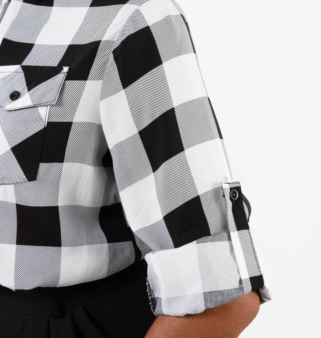 Camisa Xadrez Com Bolsos