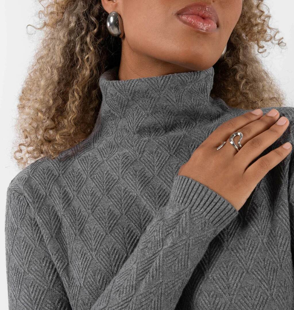 Tricot Com Gola Dupla