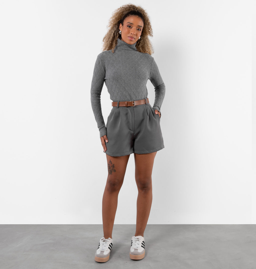 Tricot Com Gola Dupla