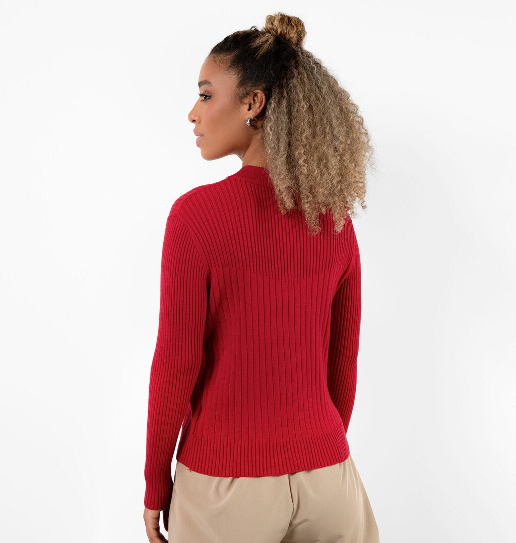 Tricot Com Gola Redonda