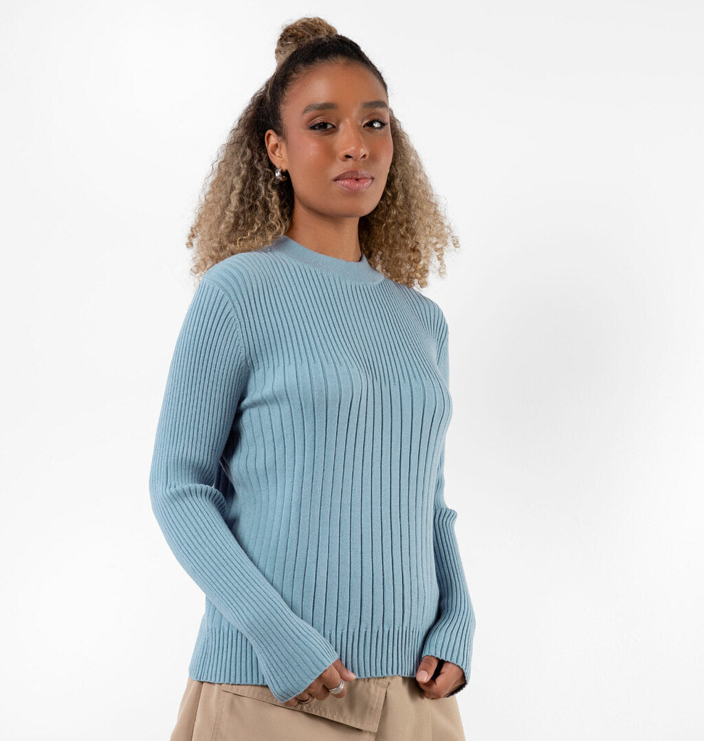 Tricot Com Gola Redonda