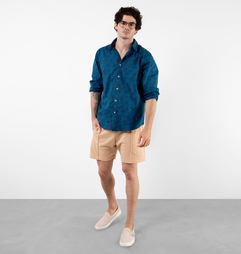 Camisa Com Manga Longa E Botões