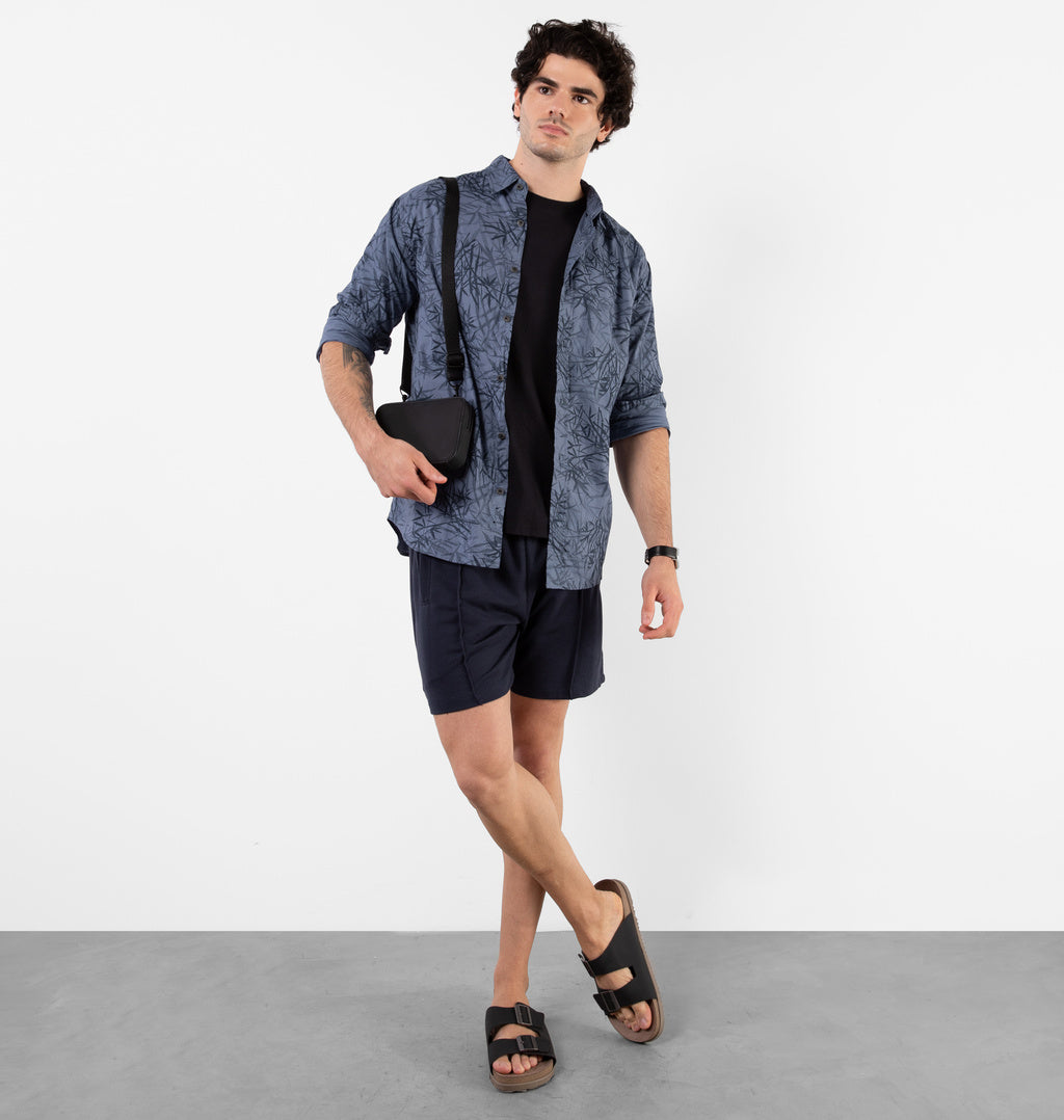 Camisa Com Estampa Bambu
