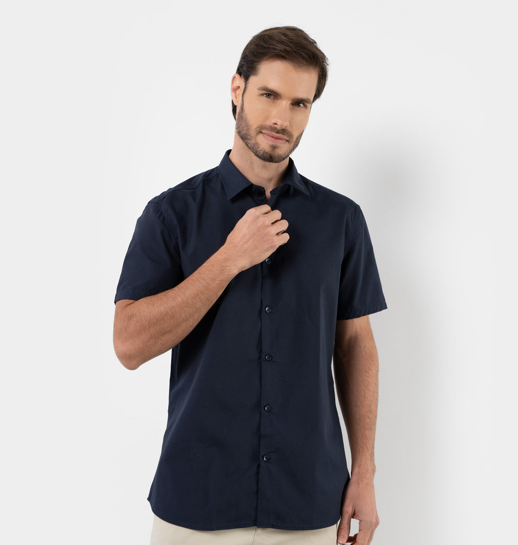 Camisa Manga Curta Com Botões