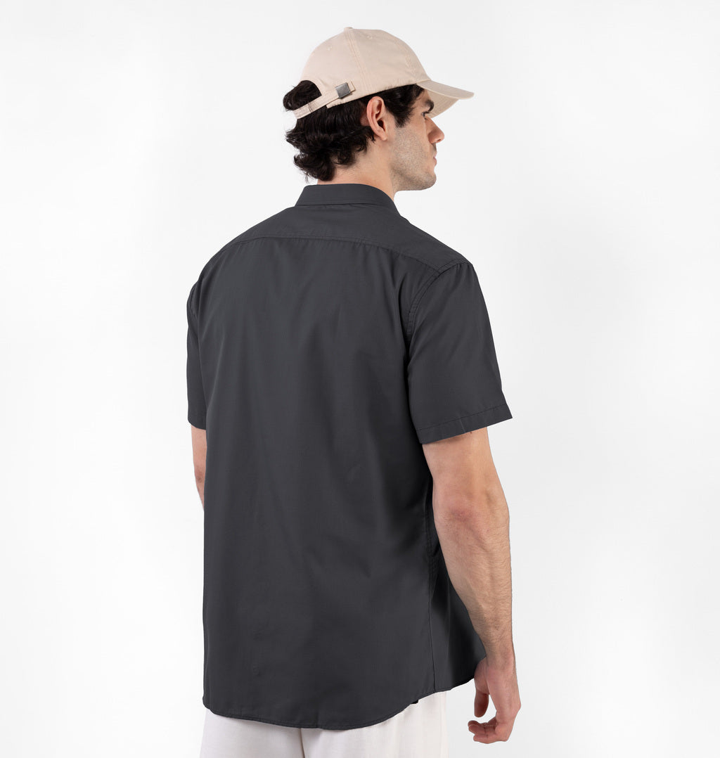 Camisa Manga Curta Com Botões